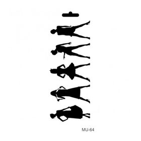 Cadence MU64 10x25 cm Mix Media Stencil Şablon