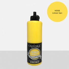 Cadence Multi Surface H008 Limon Sarı 500ml Hibrit Boya