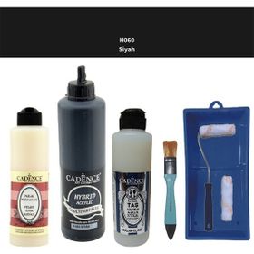 Cadence Multi Surfaces H060 Siyah Yarı Mat 500 ml Akrilik Boya