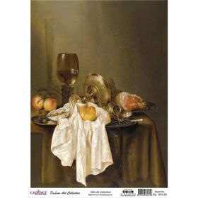 Cadence Natürmort Koleksiyonu SL013 30x42 cm Pirinç Dekupaj Kağıdı
