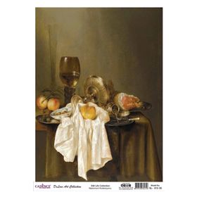 Cadence Natürmort Koleksiyonu SL013 30x42 cm Pirinç Dekupaj Kağıdı