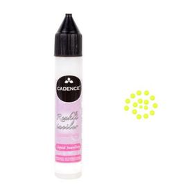 Cadence Opak 25 ml 573 Fosforlu Sarı Renkli İnciler