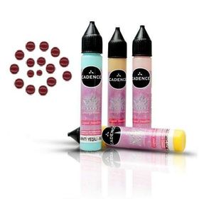 Cadence Patlıcan Renkli İnciler Boyutlu 25ml Boncuk Boya