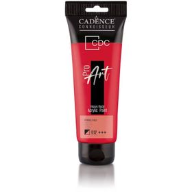 Cadence PR-012 Parlak Kırmızı 120 ml Proart Heavy Body Akrilik Boya