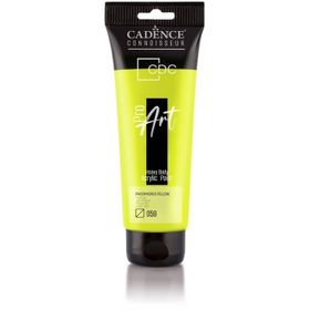 Cadence PR-059 Fosforlu Sarı 120 ml Proart Heavy Body Akrilik Boya