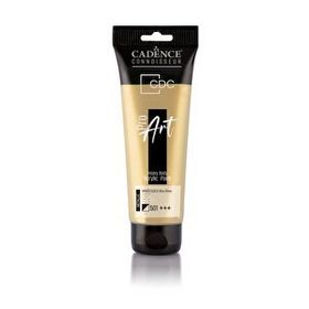 Cadence PRD-501 Beyaz Altın 120 ml Proart Heavy Body Metalik Ultra Parlak Akrilik Boya