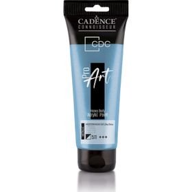 Cadence PRD-511 Akdeniz Gökyüzü 120 ml Proart Heavy Body Metalik Ultra Parlak Akrilik Boya