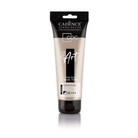Cadence PRD-518 Platin 120 ml Proart Heavy Body Metalik Ultra Parlak Akrilik Boya