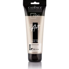Cadence PRD-518 Platin 120 ml Proart Heavy Body Metalik Ultra Parlak Akrilik Boya