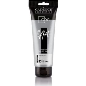 Cadence PRD-519 Gümüş 120 ml Proart Heavy Body Metalik Ultra Parlak Akrilik Boya