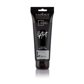 Cadence PRD-520 Siyah 120 ml Proart Heavy Body Metalik Ultra Parlak Akrilik Boya