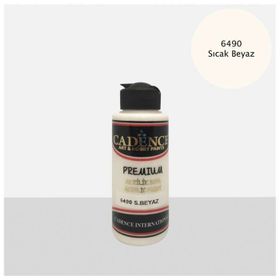 Cadence Premium 120 ml Sıcak Beyaz Akrilik Boya