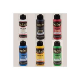 Cadence Premium Canlı Renkler 6x120 ml Akrilik Boya