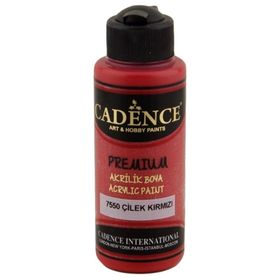 Cadence Premium Çilek Kırmızı 120 ml Akrilik Boya