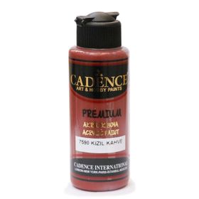 Cadence Premium Kızıl Kahve 120 ml Akrilik Boya