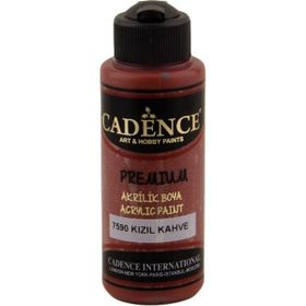 Cadence Premium Kızıl Kahve 120 ml Akrilik Boya