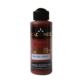 Cadence Premium Kızıl Kahve 120 ml Akrilik Boya