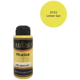 Cadence Premium Limon Sarı 120 ml Akrilik Boya