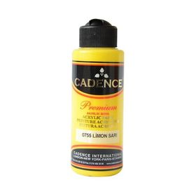 Cadence Premium Limon Sarı 120 ml Akrilik Boya