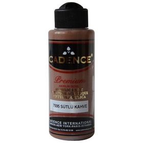 Cadence Premium Sütlü Kahve 120 ml Akrilik Boya