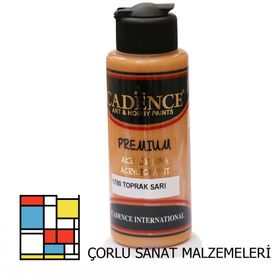 Cadence Premium Toprak Sarı 120 ml Akrilik Boya
