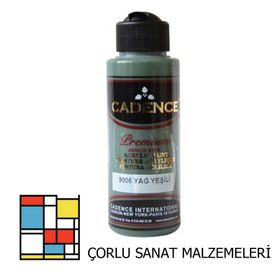 Cadence Premium Yağ Yeşili 120 ml Akrilik Boya