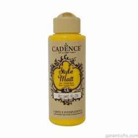 Cadence S9011 Sarı Mat 120 ml Akrilik Boya