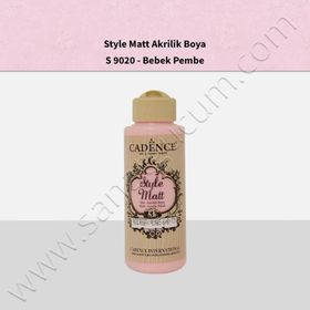 Cadence S9020 Bebek Pembe Mat Akrilik Boya