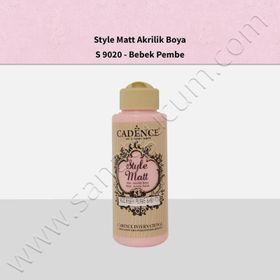 Cadence S9020 Bebek Pembe Mat Akrilik Boya
