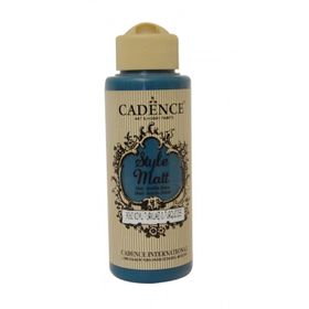 Cadence S9062 Koyu Turkuaz Mat 120 ml Akrilik Boya