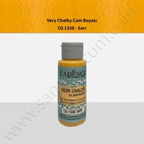 Cadence Sarı Very Chalky Enamel Cam 59ml Seramik Boya