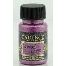 Cadence Siklamen Dora Metalik 50ml Kumaş Boyası