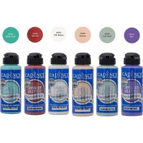 Cadence Simli 6x120 ml Akrilik Boya