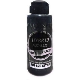 Cadence Siyah 120 ml Hybrid Metalik Akrilik Boya