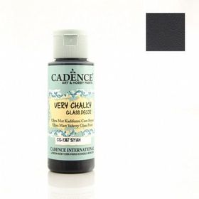 Cadence Siyah Very Chalky Enamel Cam 59ml Seramik Boya