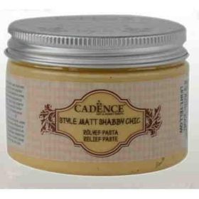 Cadence SR-02 Açık Sarı Style Matt Shabby Chic Rölyef Pasta