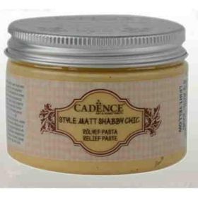 Cadence SR-02 Açık Sarı Style Matt Shabby Chic Rölyef Pasta