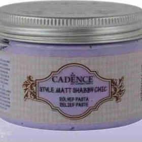 Cadence SR09 Mat Lavanta Shabby Chic Rölyef Pasta