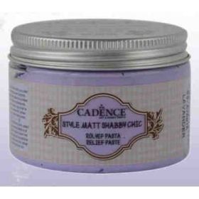 Cadence SR09 Mat Lavanta Shabby Chic Rölyef Pasta
