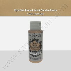 Cadence Style 59Ml. E-335 Kum Beji Matt Enamel Cam Boyası