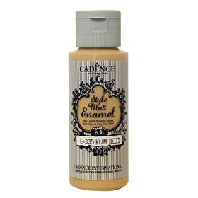 Cadence Style 59Ml. E-335 Kum Beji Matt Enamel Cam Boyası