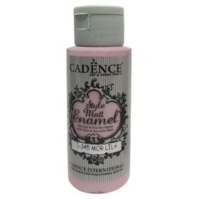 Cadence Style 59Ml. E-345 Mor Lila Matt Enamel Cam Boyası
