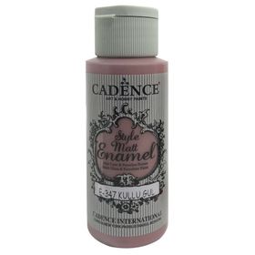 Cadence Style 59Ml. E-347 Küllü Gül Matt Enamel Cam Boyası