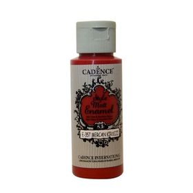 Cadence Style 59Ml. E-357 Mercan Kırmızı Matt Enamel Cam Boyası