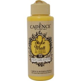 Cadence Style Matt 120 ml 9010 Ay Çiceği Akrilik Boya
