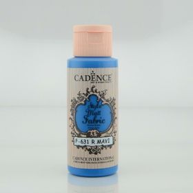 Cadence Style Matt Fabric 59 ml F631 Royal Mavi Kumaş Boyası