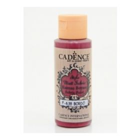Cadence Style Matt Fabric 59 ml F638 Bordo Kumaş Boyası