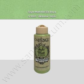 Cadence Style Matt S9065 İlkbahar Yeşili 120 ml Akrilik Boya