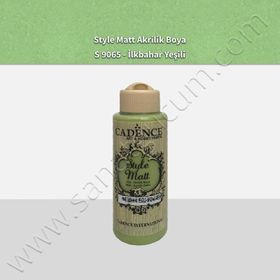 Cadence Style Matt S9065 İlkbahar Yeşili 120 ml Akrilik Boya