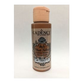 Cadence Terracotta F-648 Style Matt Fabric Kumaş Boyası